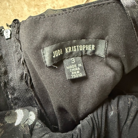 Jody Christopher girls strapless sequin dress excellent condition size 3 - Picture 9 of 10